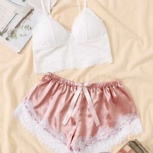 Adorable pink SHEIN lingerie set